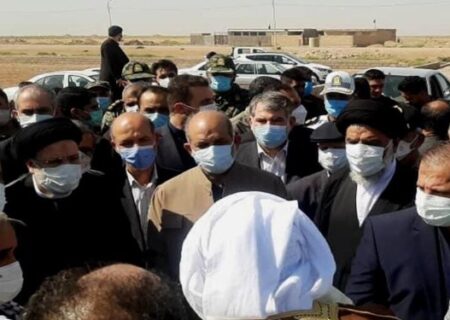آیت الله رئیسی برای بازدید از مناطق زلزله زده وارد خوزستان شد